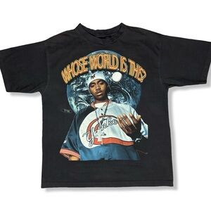 NAS “Whose World Is This” Rap Style T-Shirt by Marino Morwood